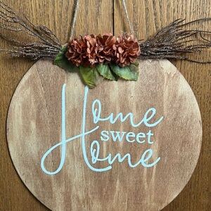 Rustic Brown 'Home Sweet Home' Wall Decor